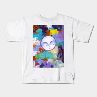 Abstract Moon Kids T-Shirt